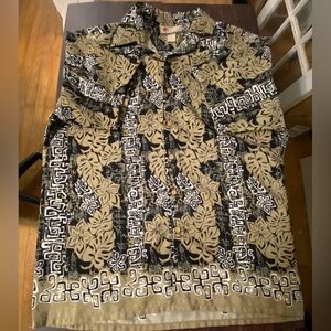 Extreme Gear  Island Tropics Mens Shirt XL Hawaiian Short Sleeve Button Up